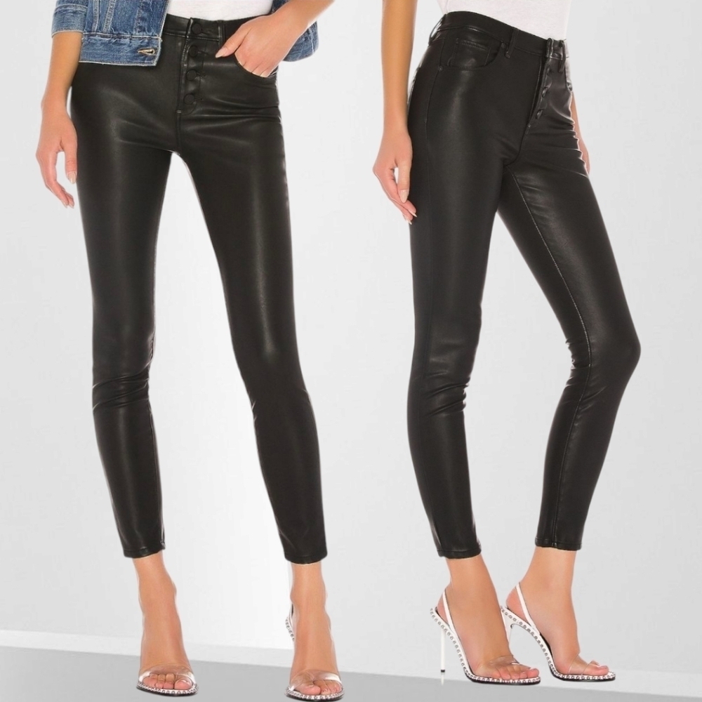 NWT Faux Leather Daddy Soda Pant